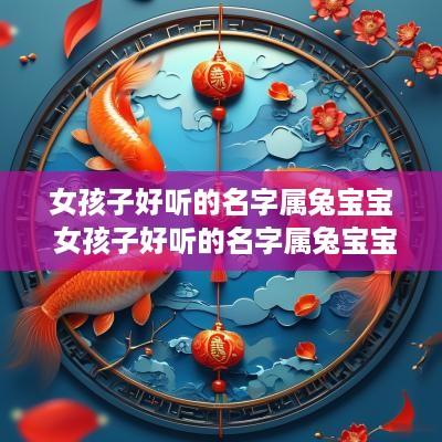女孩子好听的名字属兔宝宝 女孩子好听的名字属兔宝宝