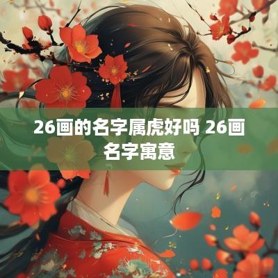 26画的名字属虎好吗 26画名字寓意