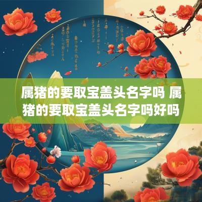 属猪的要取宝盖头名字吗 属猪的要取宝盖头名字吗好吗