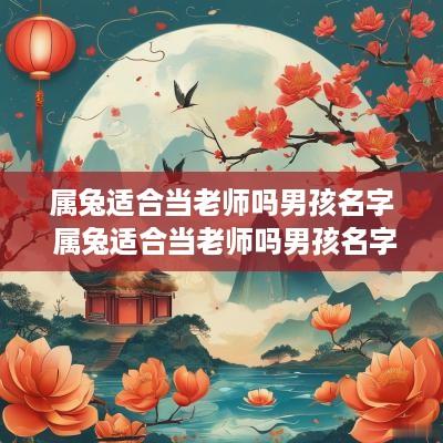 属兔适合当老师吗男孩名字 属兔适合当老师吗男孩名字怎么取
