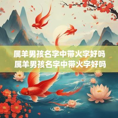 属羊男孩名字中带火字好吗 属羊男孩名字中带火字好吗怎么取
