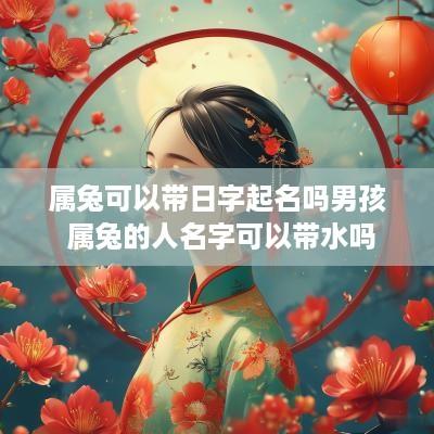 属兔可以带日字起名吗男孩 属兔的人名字可以带水吗