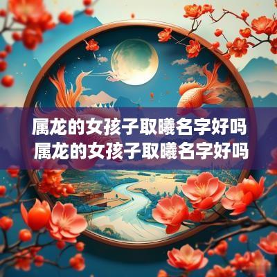属龙的女孩子取曦名字好吗 属龙的女孩子取曦名字好吗好听吗