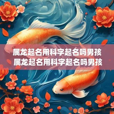 属龙起名用科字起名吗男孩 属龙起名用科字起名吗男孩子