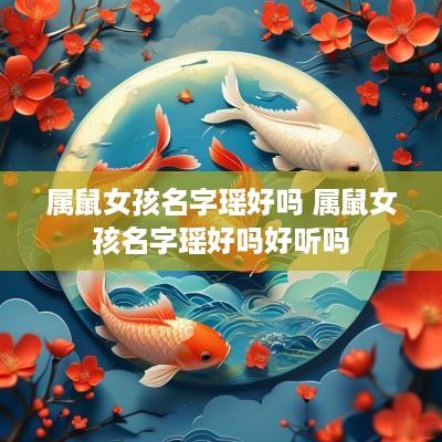属鼠女孩名字瑶好吗 属鼠女孩名字瑶好吗好听吗