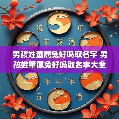 男孩姓董属兔好吗取名字 男孩姓董属兔好吗取名字大全