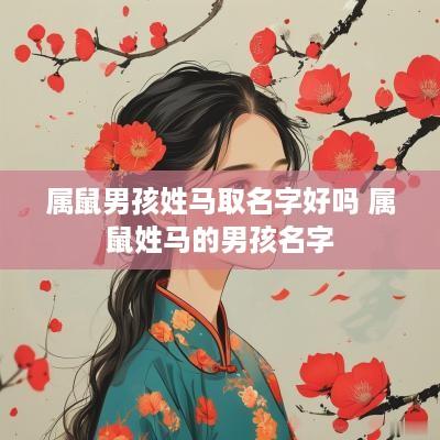 属鼠男孩姓马取名字好吗 属鼠姓马的男孩名字