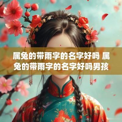 属兔的带雨字的名字好吗 属兔的带雨字的名字好吗男孩