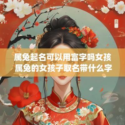 属兔起名可以用富字吗女孩 属兔的女孩子取名带什么字好