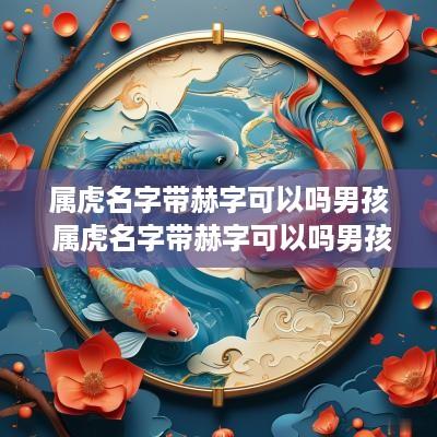属虎名字带赫字可以吗男孩 属虎名字带赫字可以吗男孩子