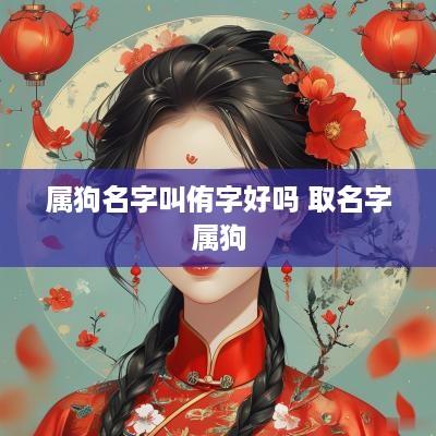 属狗名字叫侑字好吗 取名字属狗