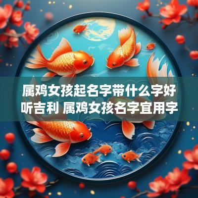 属鸡女孩起名字带什么字好听吉利 属鸡女孩名字宜用字