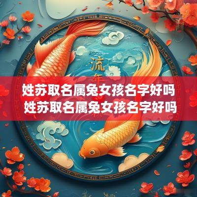 姓苏取名属兔女孩名字好吗 姓苏取名属兔女孩名字好吗