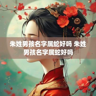 朱姓男孩名字属蛇好吗 朱姓男孩名字属蛇好吗