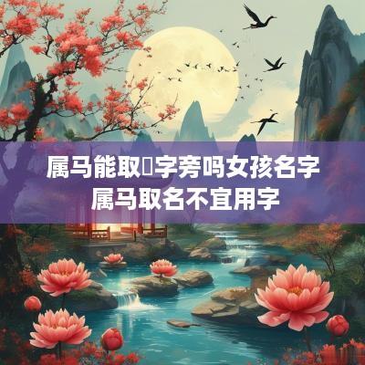 属马能取旸字旁吗女孩名字 属马取名不宜用字