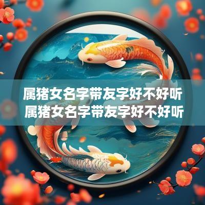 属猪女名字带友字好不好听 属猪女名字带友字好不好听呢