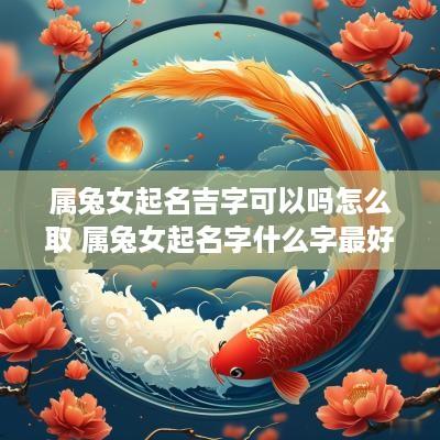 属兔女起名吉字可以吗怎么取 属兔女起名字什么字最好
