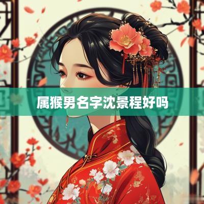 属猴男名字沈景程好吗