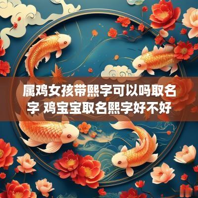 属鸡女孩带熙字可以吗取名字 鸡宝宝取名熙字好不好