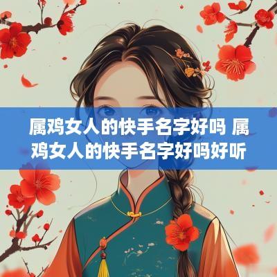 属鸡女人的快手名字好吗 属鸡女人的快手名字好吗好听吗