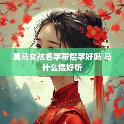 属马女孩名字带煜字好吗 马什么煜好听