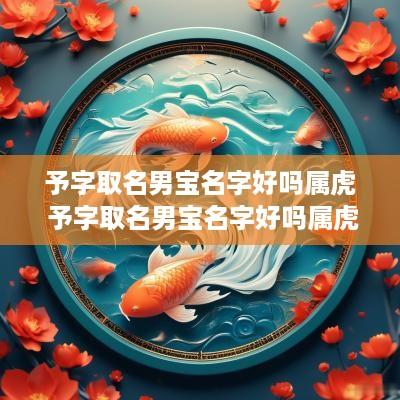 予字取名男宝名字好吗属虎 予字取名男宝名字好吗属虎的