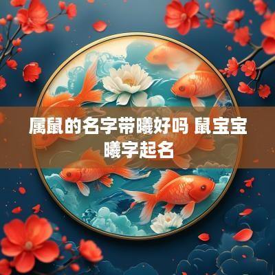 属鼠的名字带曦好吗 鼠宝宝曦字起名