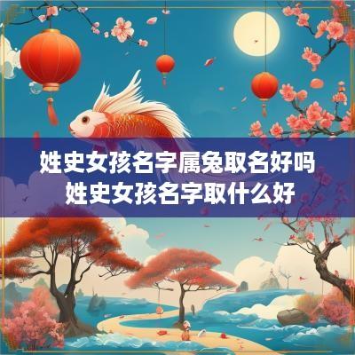 姓史女孩名字属兔取名好吗 姓史女孩名字取什么好