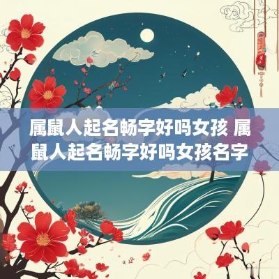 属鼠人起名畅字好吗女孩 属鼠人起名畅字好吗女孩名字