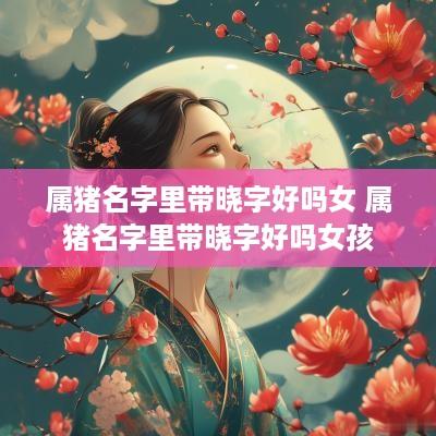 属猪名字里带晓字好吗女 属猪名字里带晓字好吗女孩