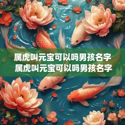 属虎叫元宝可以吗男孩名字 属虎叫元宝可以吗男孩名字大全