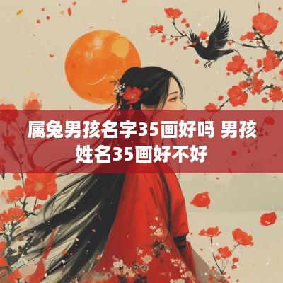 属兔男孩名字35画好吗 男孩姓名35画好不好