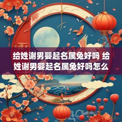 给姓谢男婴起名属兔好吗 给姓谢男婴起名属兔好吗怎么取