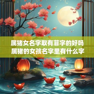 属猪女名字取有菲字的好吗 属猪的女孩名字里有什么字好
