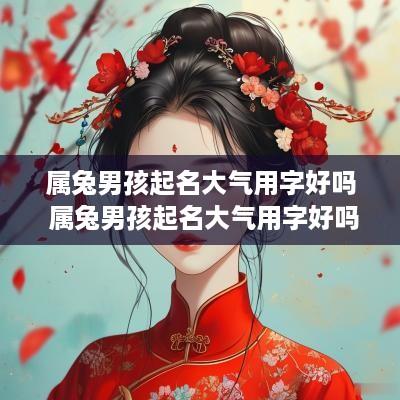 属兔男孩起名大气用字好吗 属兔男孩起名大气用字好吗