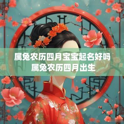 属兔农历四月宝宝起名好吗 属兔农历四月出生