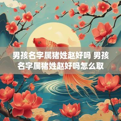 男孩名字属猪姓赵好吗 男孩名字属猪姓赵好吗怎么取