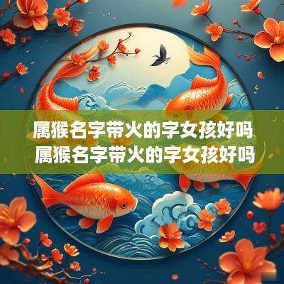 属猴名字带火的字女孩好吗 属猴名字带火的字女孩好吗