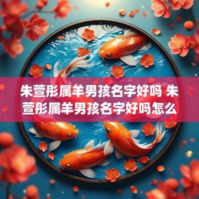 朱萱彤属羊男孩名字好吗 朱萱彤属羊男孩名字好吗怎么取