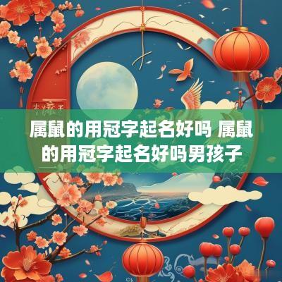 属鼠的用冠字起名好吗 属鼠的用冠字起名好吗男孩子