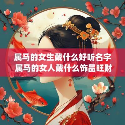 属马的女生戴什么好听名字 属马的女人戴什么饰品旺财运