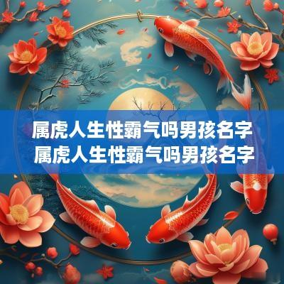 属虎人生性霸气吗男孩名字 属虎人生性霸气吗男孩名字叫什么