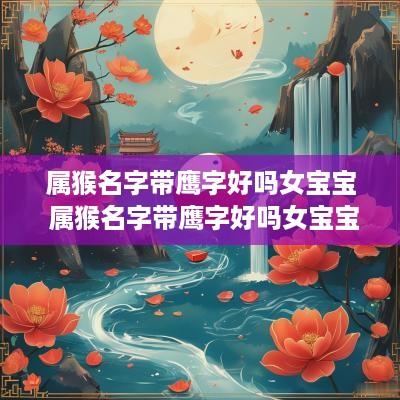 属猴名字带鹰字好吗女宝宝 属猴名字带鹰字好吗女宝宝取名