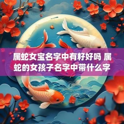 属蛇女宝名字中有籽好吗 属蛇的女孩子名字中带什么字 属蛇女宝名字中有籽好吗 属蛇的女孩子名字中带什么字