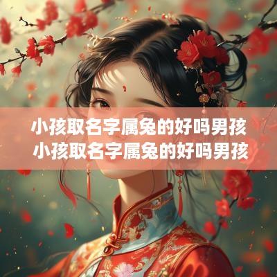小孩取名字属兔的好吗男孩 小孩取名字属兔的好吗男孩