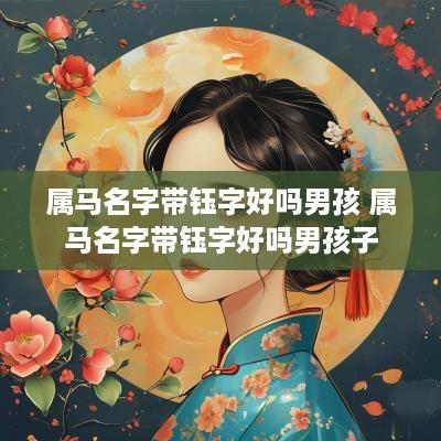 属马名字带钰字好吗男孩 属马名字带钰字好吗男孩子