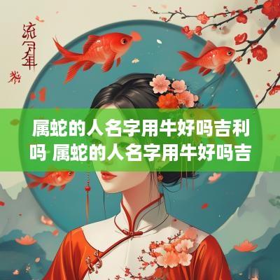 属蛇的人名字用牛好吗吉利吗 属蛇的人名字用牛好吗吉利吗女孩