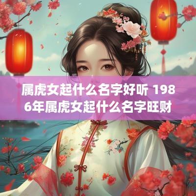 属虎女起什么名字好听 1986年属虎女起什么名字旺财运