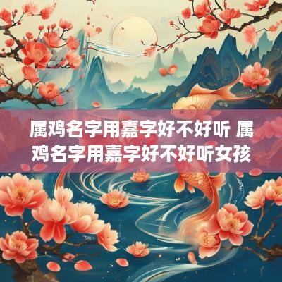 属鸡名字用嘉字好不好听 属鸡名字用嘉字好不好听女孩