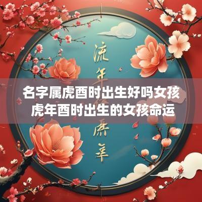 名字属虎酉时出生好吗女孩 蛇年酉时出生的女孩命运